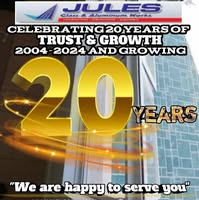 Jules Glass and Aluminum Works logo